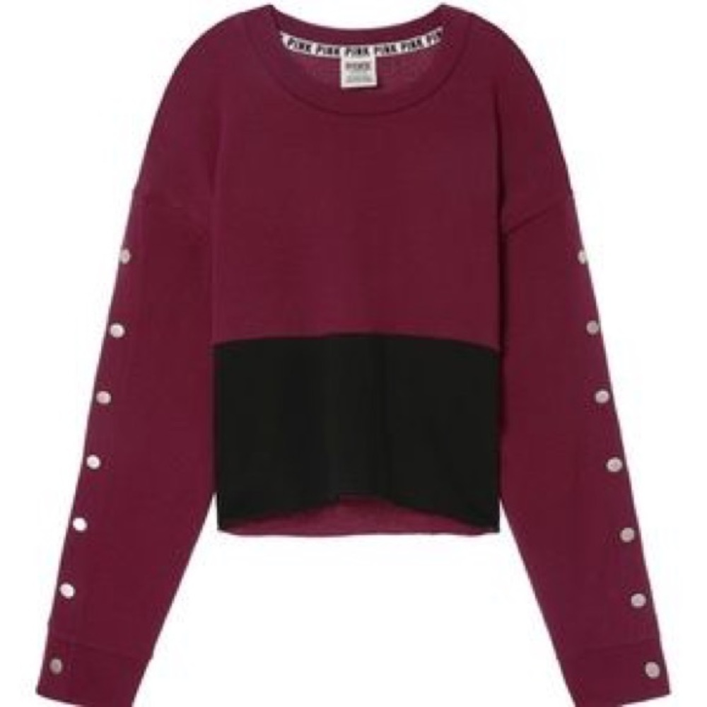 Snap Sleeve Boyfriend Crew